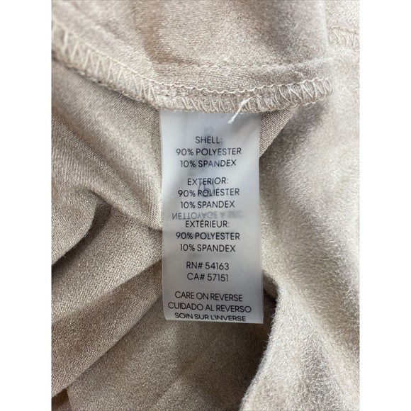 Calvin Klein Women’s 12 Faux Suede Dress Long Sleeve Collared Belt Button Down - Picture 7 of 10